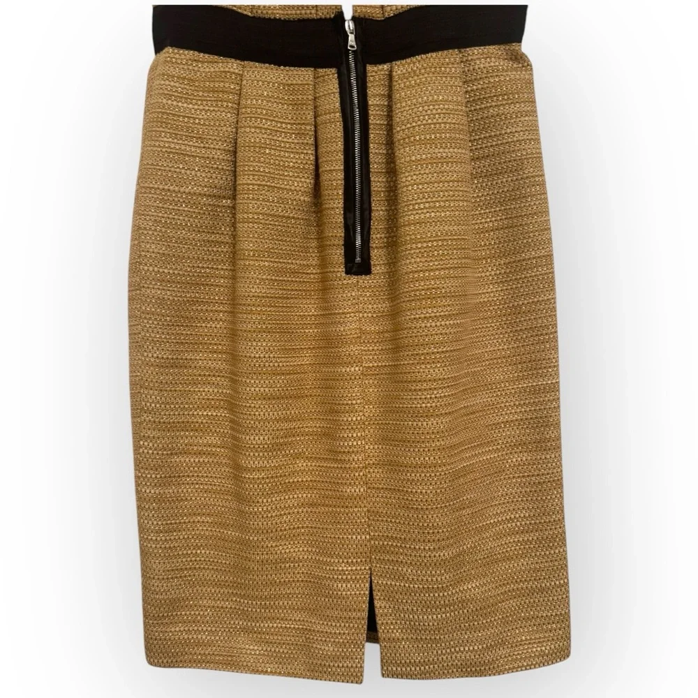 DOLCE & GABBANA Vintage Gold Metallic Dress, Size 44 IT (8 US) - Picture 13 of 16